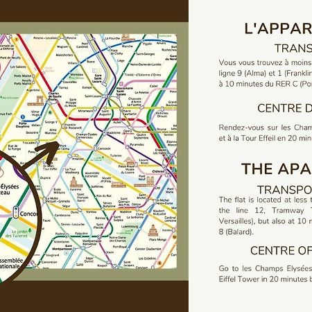 Champs Elysees!Montaigne, New Luxurious 6Pers Flat باريس المظهر الخارجي الصورة