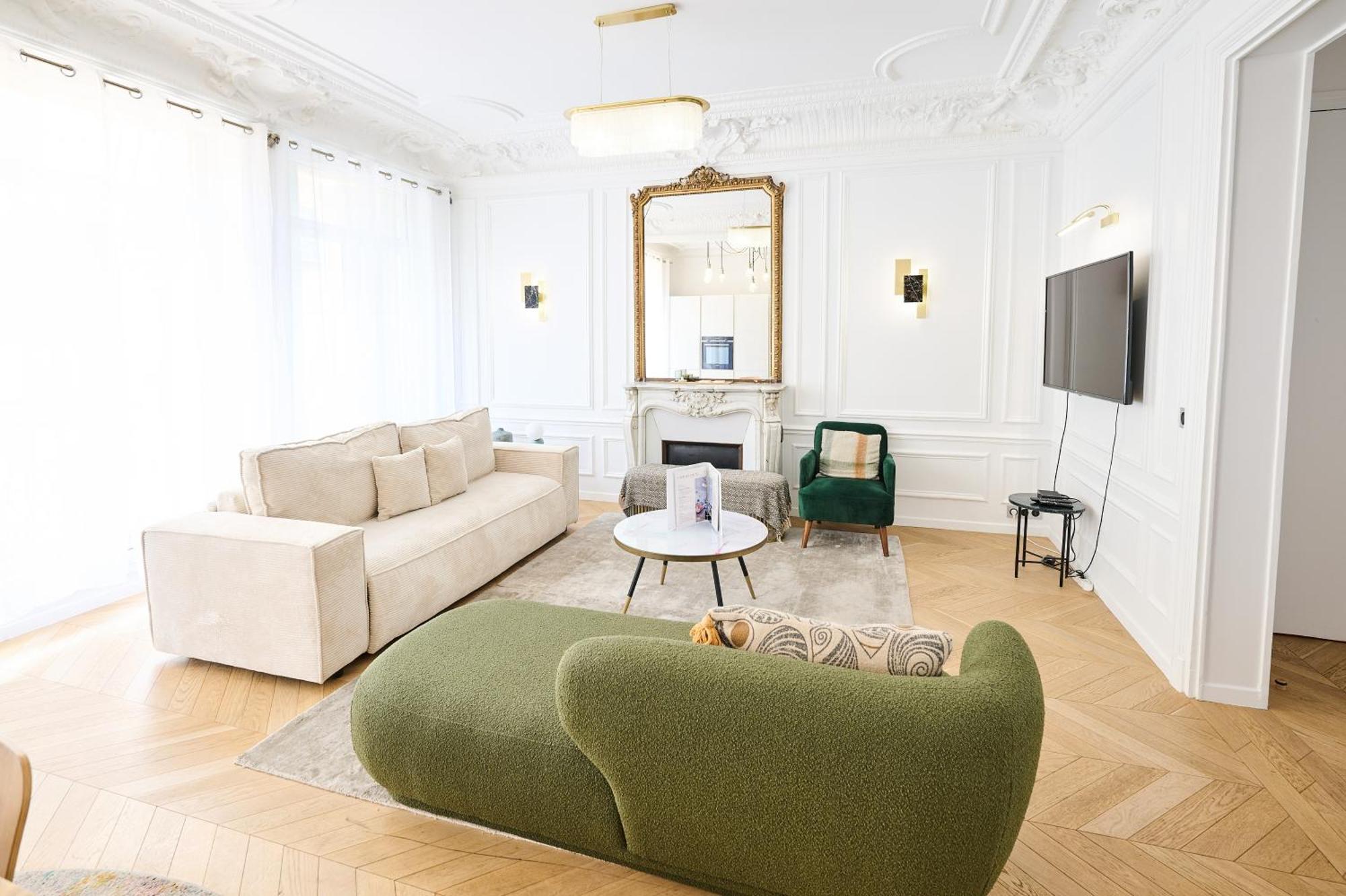 Champs Elysees!Montaigne, New Luxurious 6Pers Flat باريس المظهر الخارجي الصورة